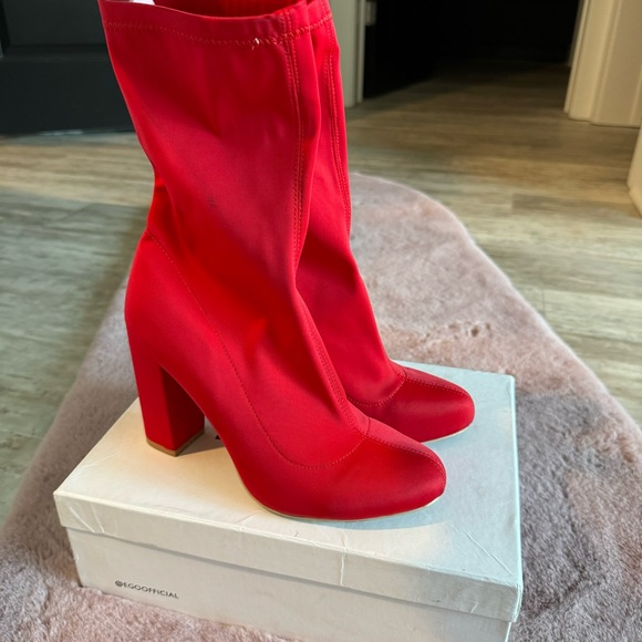 EGO Shoes - Red sock booties